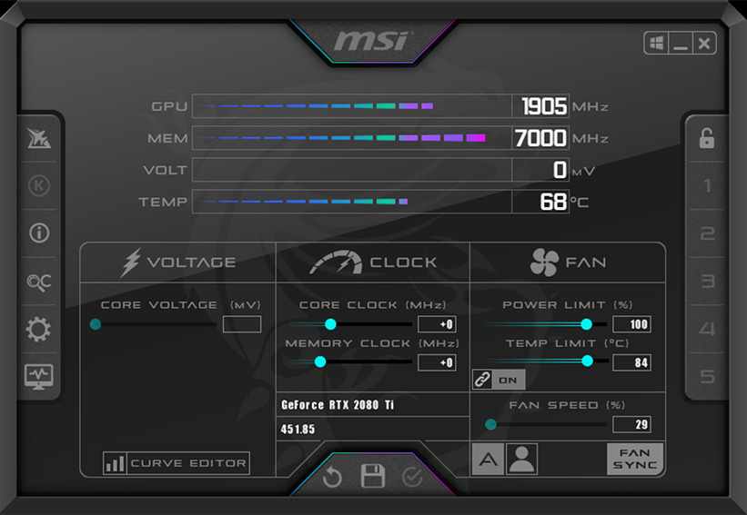 MSI Afterburner使用教程